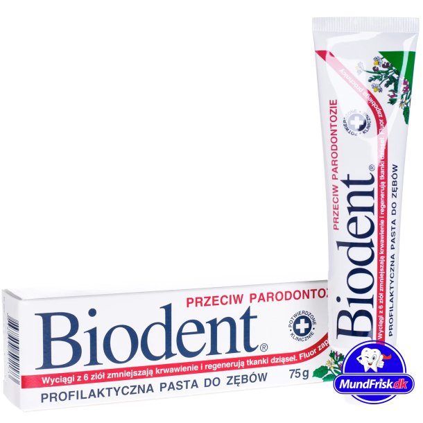 Parodontit Tandkrm BIODENT Parodontit 75g