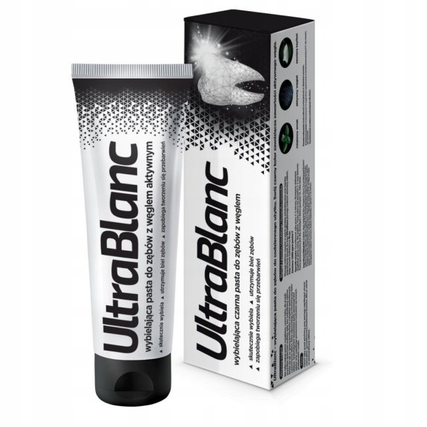 Tandblegning Tandpasta UltraBlanc Charcoal 75 ml.
