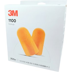 3M ronproppar 200 Par 1100 Orange