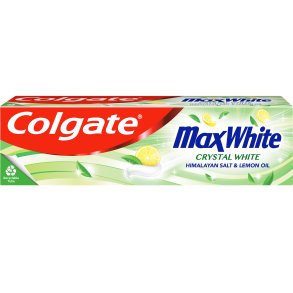 Colgate Whitening Hammastahna MaxWhite Himalajan suola & Lemon Oil 75 ml.