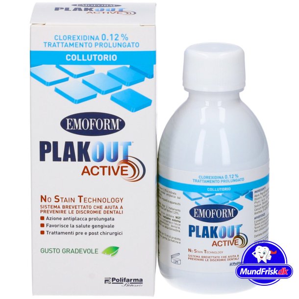 Chlorhexidin 0,12 % Mundwasser EMOFORM PlakOut Anti-Plaque-Behandlung 300 ml.