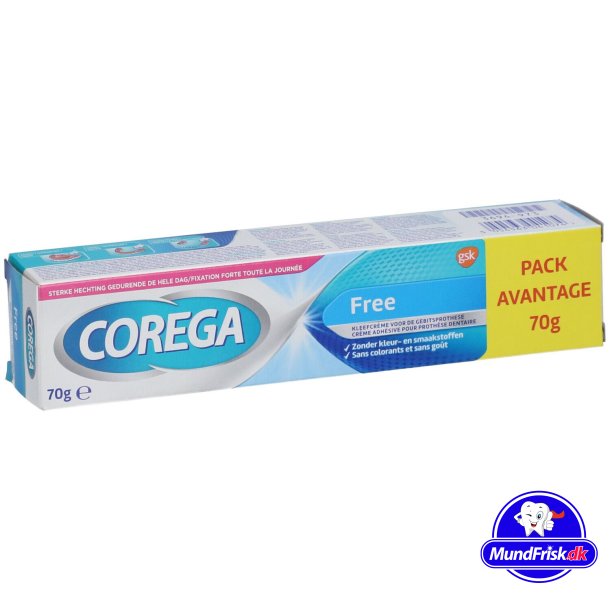 Corega Prosthetic Glue Free XL Large Tube Neutral Flavor