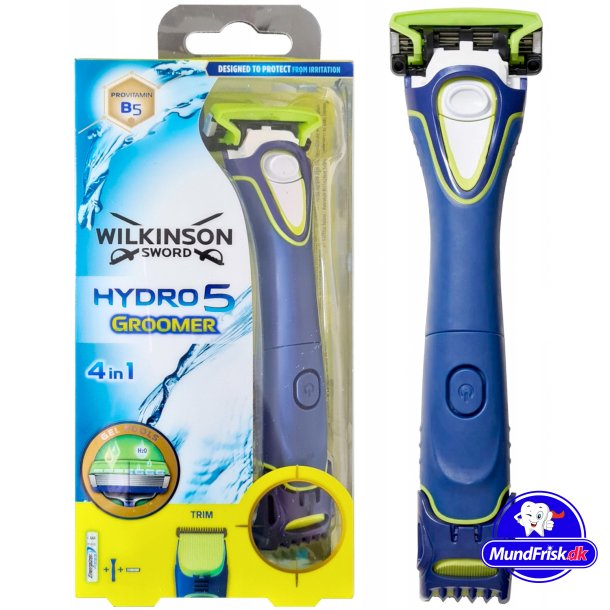 Wilkinson Hydro 5 Groomer Batteri Barbermaskine + Skgtrimmer