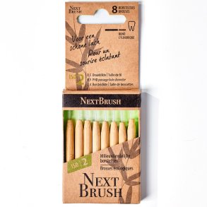 Bambus Gap Brushes 8 pcs. NEXTBRUSH 0,9 mm ISO 2