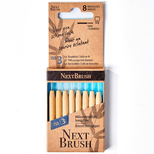 Bambus Gap Brushes 8 pcs. NEXTBRUSH 1,2 mm ISO 3