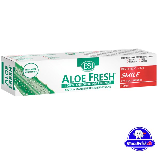 ESI Aloe Fresh Tandpasta Gel Whitening Aloe Microspheres 75 ml.
