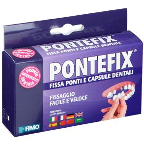 Tannkrem Dental Cement PONTEFIX Festebroer, kroner, hetter