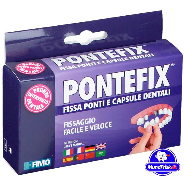 Tandkit Dental Cement PONTEFIX Fastgrelse broer, kroner, htter