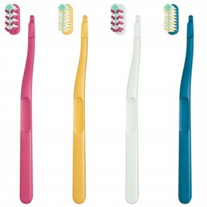 Jordan SOFT Tannbrster Bytt skaft + 2 brstehoder