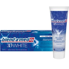 3D White Tandpasta BLEND-A-MED  Delicate White 75 ml.
