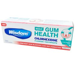 Klorheksedin Tannkrem WISDOM Tannkrem Daily Gum Health 100 ml
