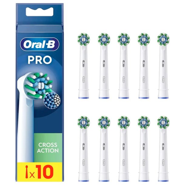 Oral-B 10 stk. PRO CrossAction Brstehoveder