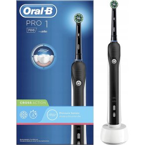 Oral-B Pro 1 700 CrossAction El-tandbrste Black