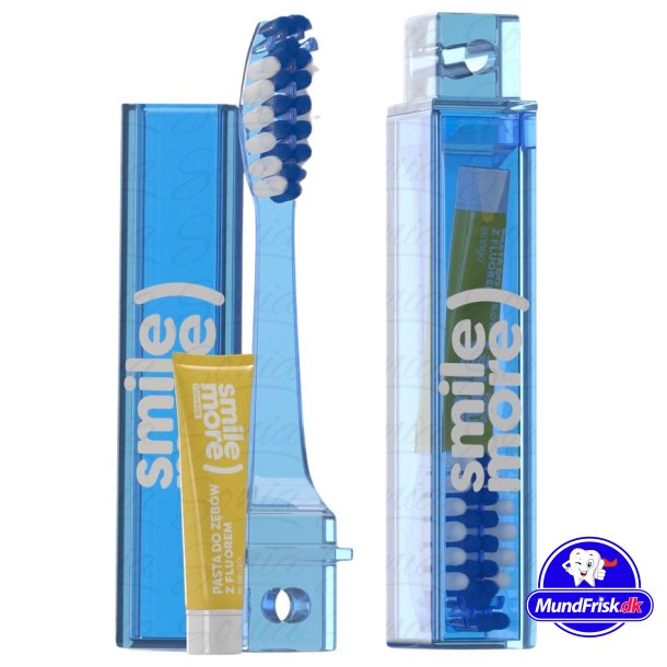 SMILE More Tandpasta Mango 4 ml + Rejsetandbrste