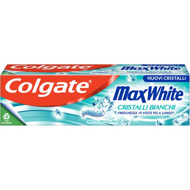 Colgate Whitening Tandpasta MaxWhite White Crystals 75 ml.