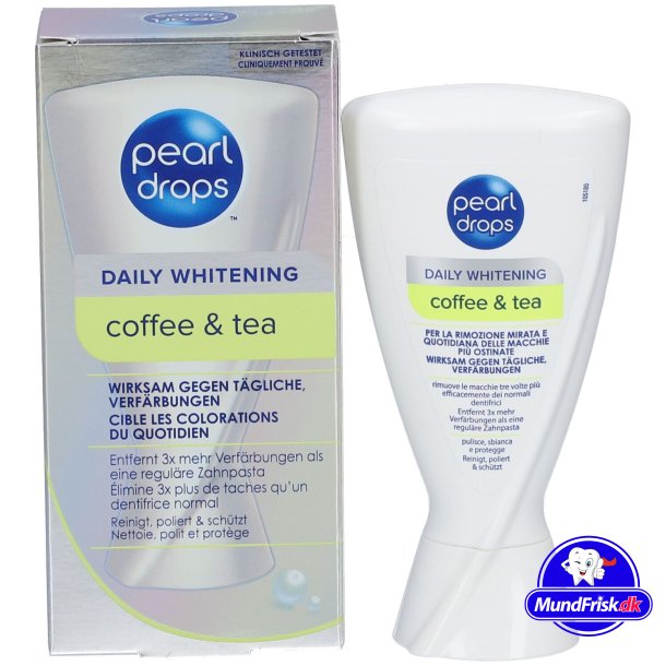 Zahnaufhellung Zahnpasta PEARL DROPS Kaffee Tea 50 ml