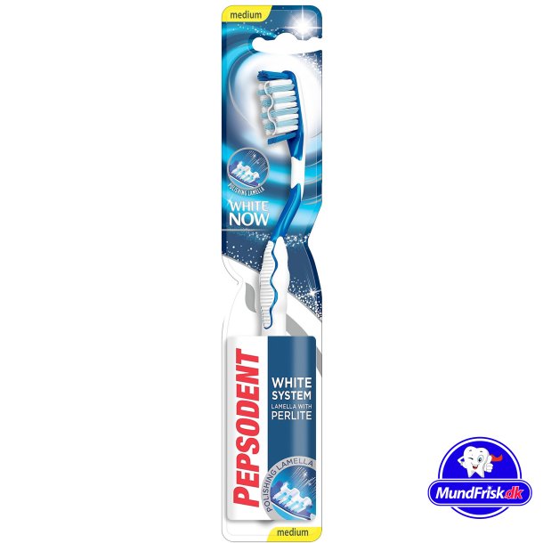 Whitening Tandbrste Pepsodent White System Perlite Medium
