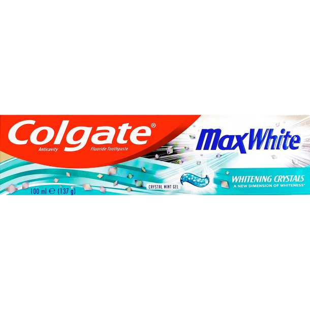 Colgate Tannkrem MaxWhite Whitening Crystals 100 ml.