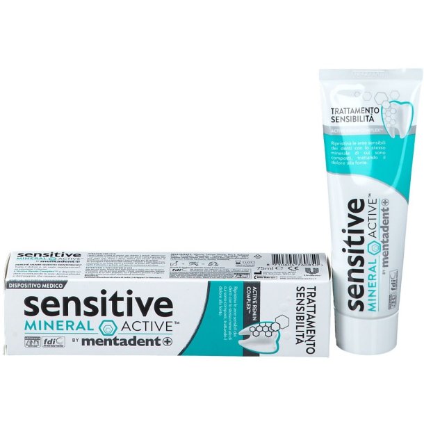Mentadent Sensitive Mineral Active Protection Tandpasta 75 ml