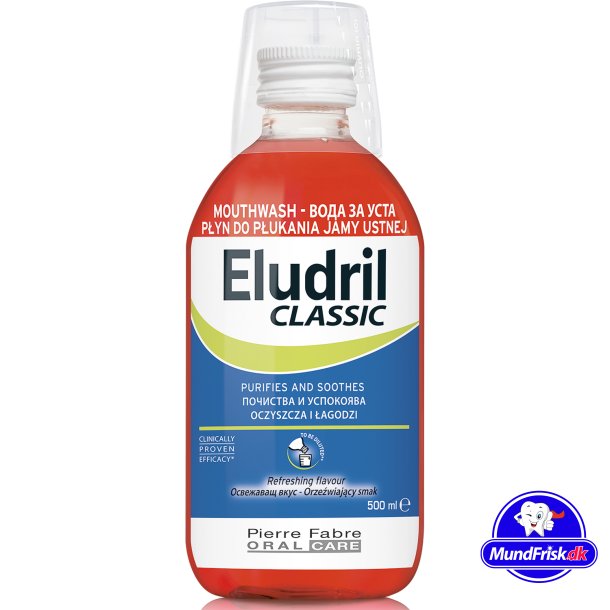 Chlorhexedin-Mundwasser ELUDRIL Classic 500 ml.
