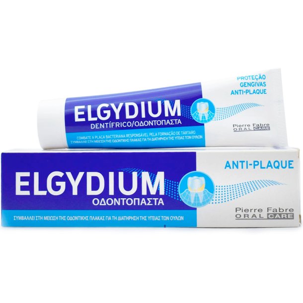 Klorhexedin Tandpasta ELGYDIUM Anti-Plaque 100 ml.