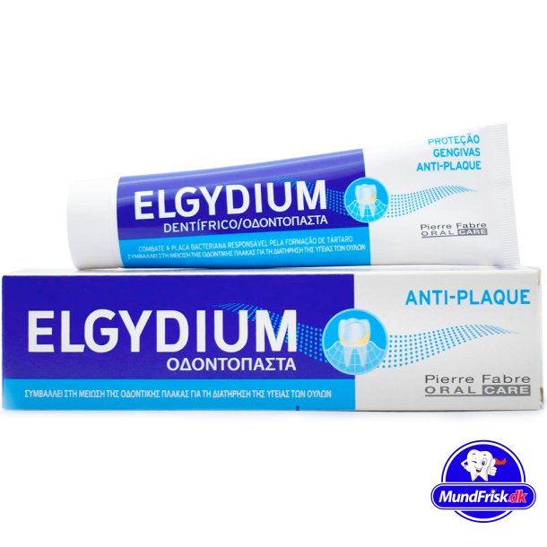 Klorhexedin Tandpasta ELGYDIUM Anti-Plaque 100 ml.