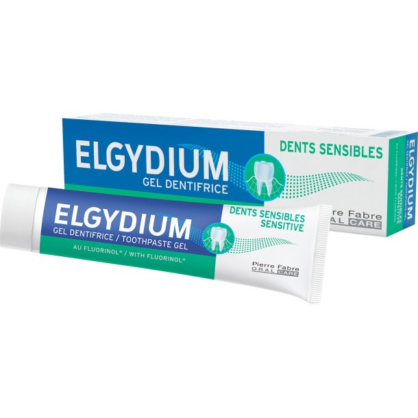 Tandkrm mot frostskador ELGYDIUM Dental Sensitivity Gel 75 ml.