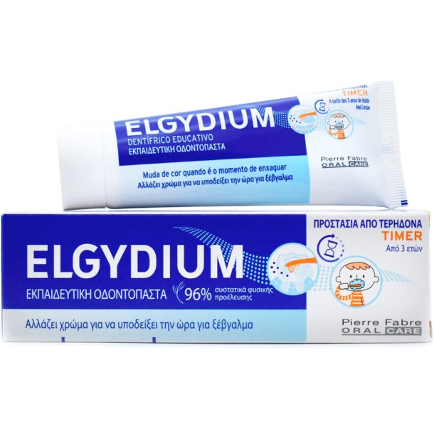 Elgydium Barntandkrm Timer Caries Pedagogisk Protection ml.