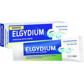 Naturlig Barntandkr�m ELGYDIUM Fresh Apple fr�n 7 �r 50 ml.