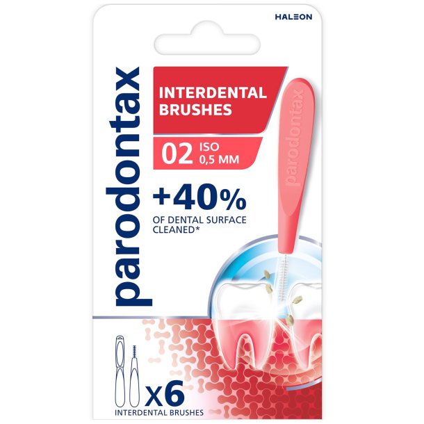 Parodontax 6 pcs. Spaltebrster 0,50 mm ISO 2