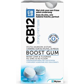 SB12 Tuggummi CB12 Boost Strong Mint 10 st