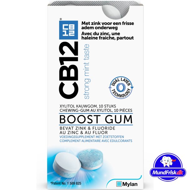 SB12 Kaugummi CB12 Boost Strong Mint 10 Stk