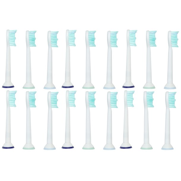 18 st. Borsthuvuden fr Philips Sonicare med skyddslock