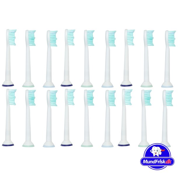 18 Stk. Brstenkpfe fr Philips Sonicare mit Schutzkappen