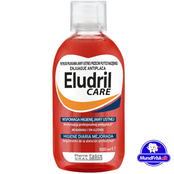 Chlorhexedin-Mundwasser Elgydium ELUDRIL Care Anti-Plaque 500 ml.