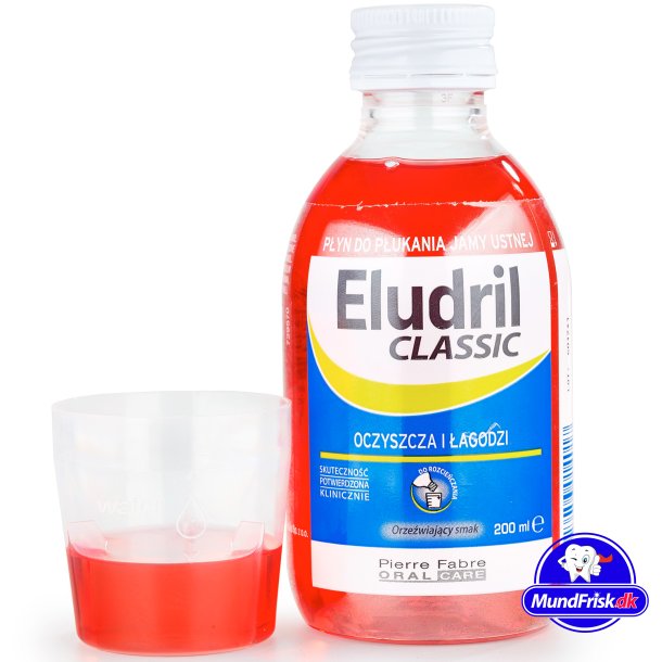 Klorheksedin Munnvann Elgydium ELUDRIL Classic 200 ml.