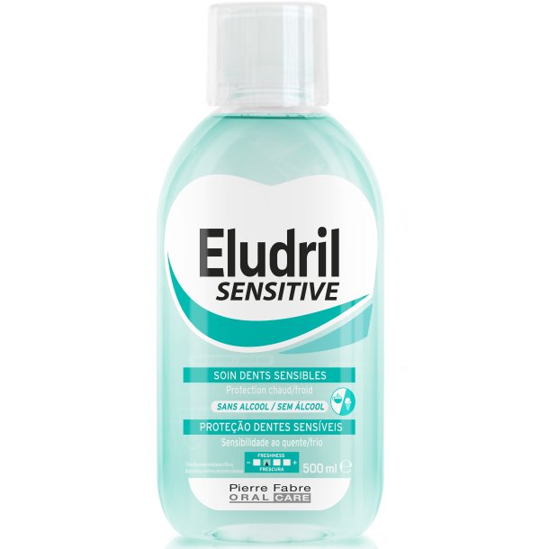 Munnvann mot frostskader ELUDRIL Sensitive 500 ml.