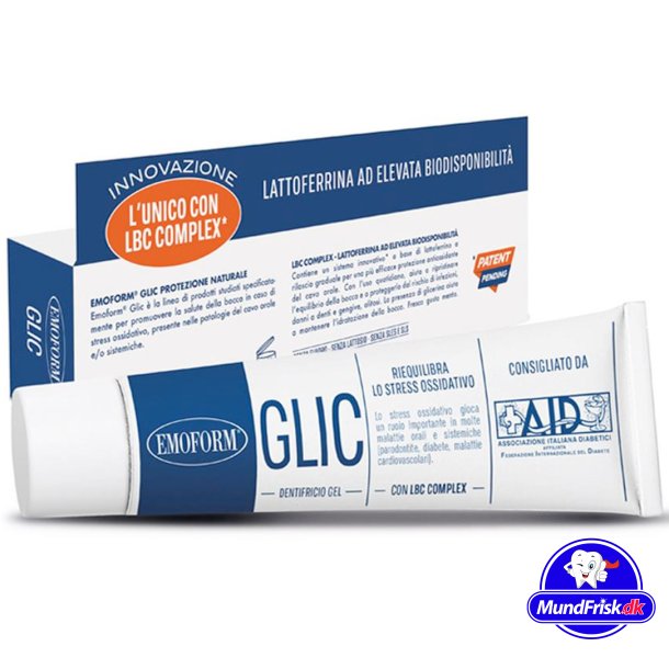 Emoform GLIC Zahnpasta Gel Glycerin &amp; Hyaluron 75 ml.