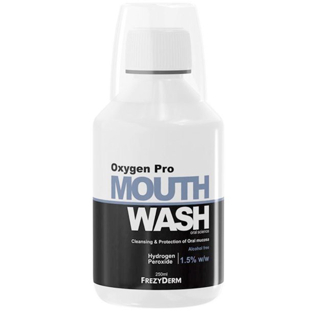 Munnvann FREZYDERM Oxygen Pro 250 ml