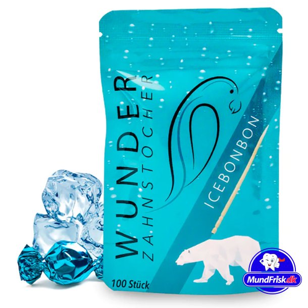 Wunder Tandstikker Med Smag Ice Bonbon Refill