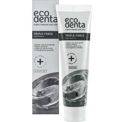 Naturlig Propolis Tandpasta ECODENTA Triple Force White Clay 100 ml
