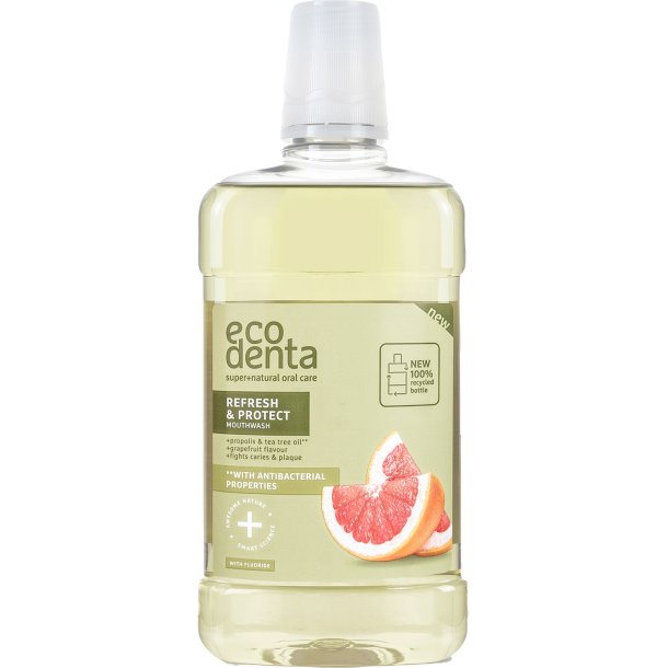 EcoDenta Refresh &amp; Protect Munvatten Propolis &amp; Tea Tree Oil 500 ml