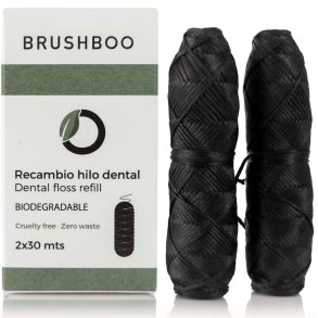 Ekologisk tandtrd Brushboo Refill 2 x 30 mtr. Trkol