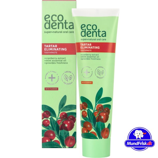 Luonnollinen hammastahna ECODENTA Karpalo hammaskive poistava 100 ml
