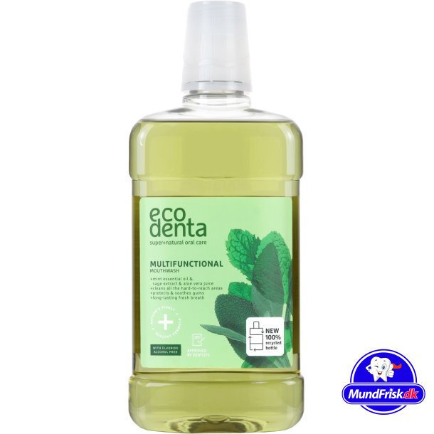 Naturlig Mundskyl ECODENTA Multifunctional 500 ml