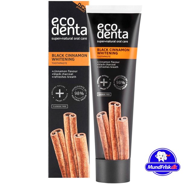 Natrliche Whitening Zahnpasta ECODENTA Black Cinnamon 100 ml