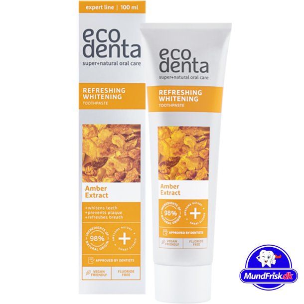 Natrlich Whitening Zahnpasta ECODENTA Bernsteinextrakt &amp; Xylitol 100 ml