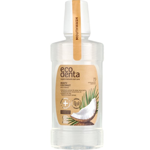 Ekologisk Munvatten ECODENTA Fresh Breath Coconut &amp; Xylitol 250 ml