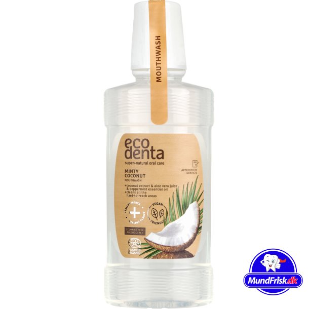 kologisk Mundskyl ECODENTA Fresh Breath Coconut 250 ml