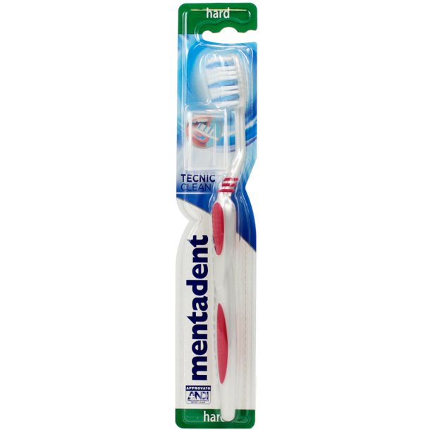 Hrd tandborste MENTADENT Tecnic Clean Hard